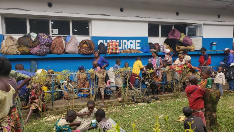 Hôpital soutenu par MSF à Masisi. Est de la République Démocratique du Congo.