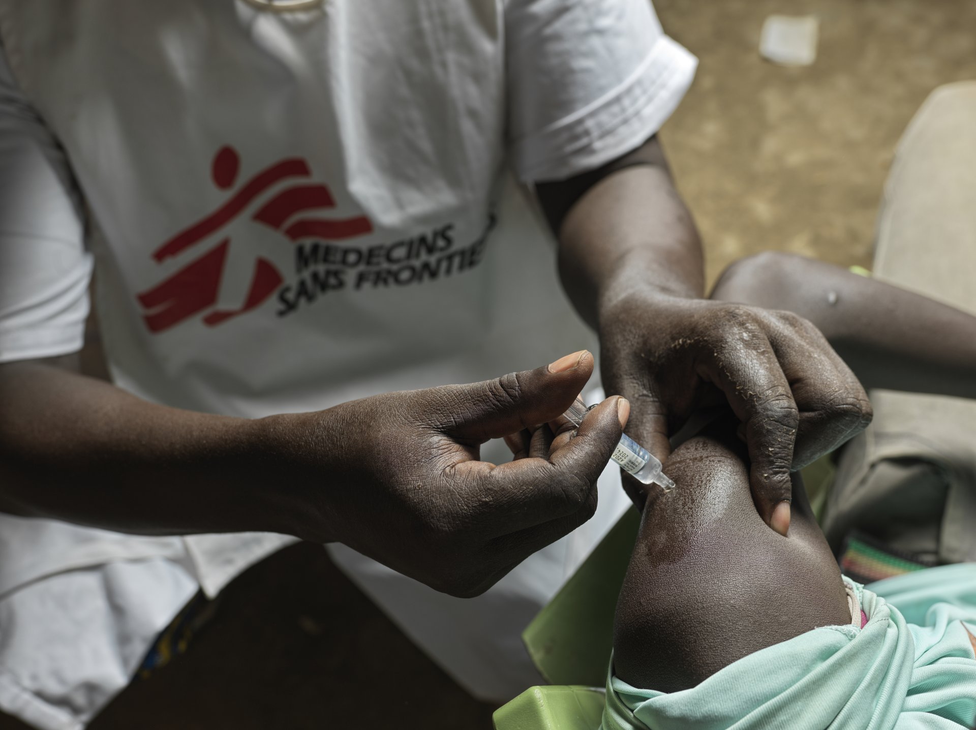 Depuis mars 2022, MSF et le ministère de la Santé du Soudan du Sud mènent conjointement une campagne de vaccination contre l'hépatite E à Bentiu, Soudan du Sud.