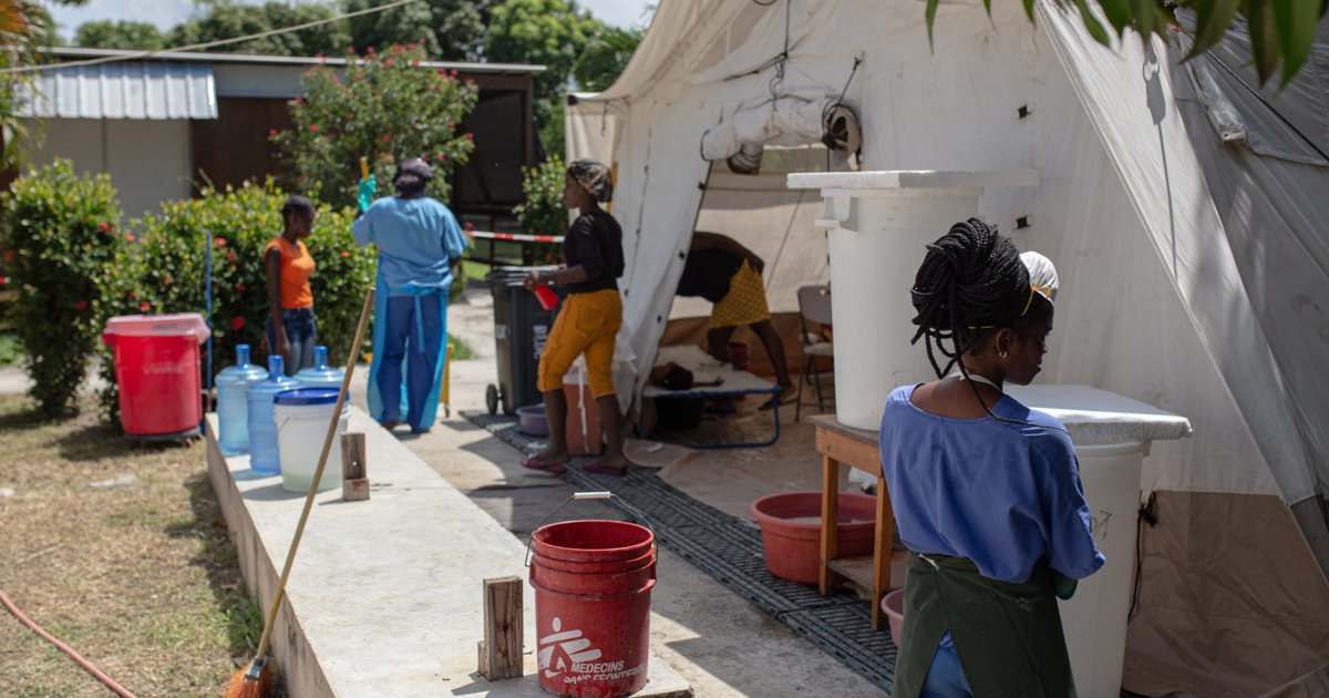 Haïti Msf Participe à La Réponse Contre Le Choléra En Collaboration Avec Les Autorités 4087