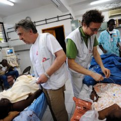 À l'hôpital général de Port-au-Prince, Haiti, 20 January 2010.