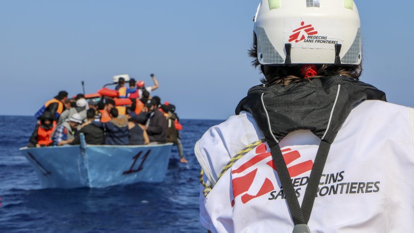 Geo Barents Team Member during a rescue rotation